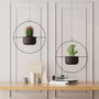 Aberto Design Payanda - Maceta Decorativa Negra